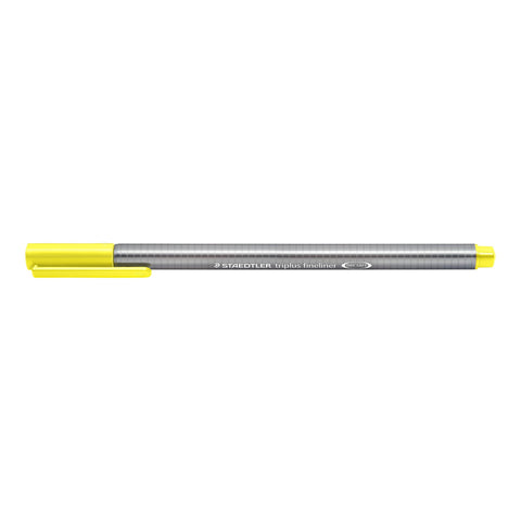 Marcador Triplus Fineliner 0.3mm Amarelo Staedtler