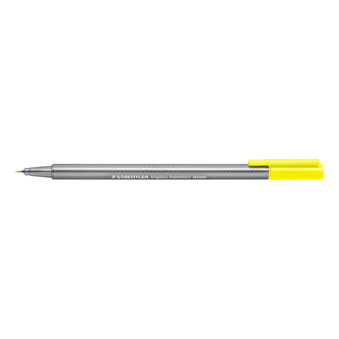 Marcador Triplus Fineliner 0.3mm Amarelo Neon Staedtler