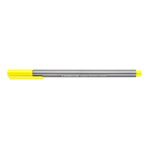 Marcador Triplus Fineliner 0.3mm Amarelo Neon Staedtler
