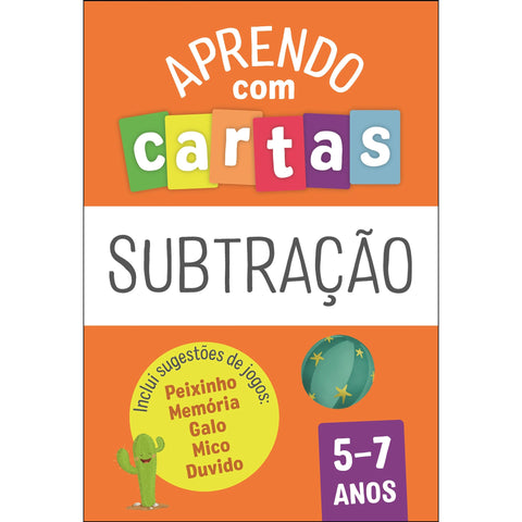 Aprendo com Cartas - Subtração 5-7 Anos