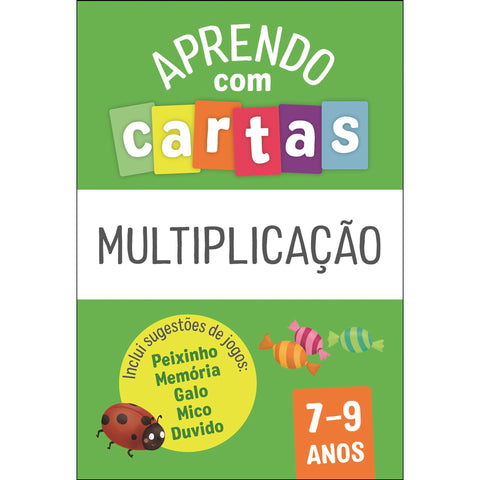 Aprendo com Cartas - Multiplicação 7-9 Anos