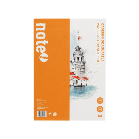 Caderno de Papel de Aguarela A4 Note!