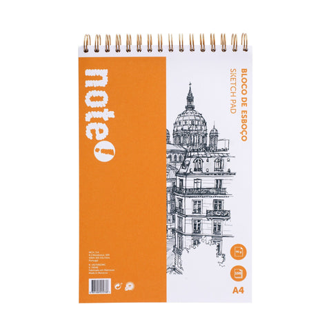 Bloco de Esboço A4 100 Folhas Note!
