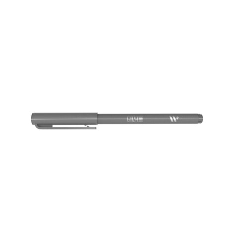 Marcador Ginza Nano Brush Pen Cinza Newpen