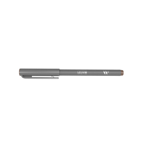 Marcador Ginza Nano Brush Pen Castanho Newpen
