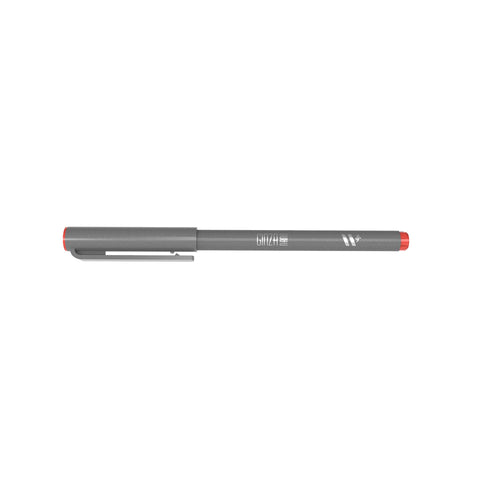 Marcador Ginza Nano Brush Pen Vermelho Newpen