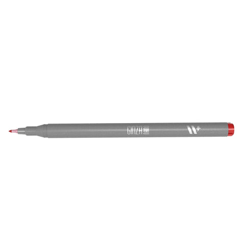 Marcador Ginza Nano Brush Pen Vermelho Newpen