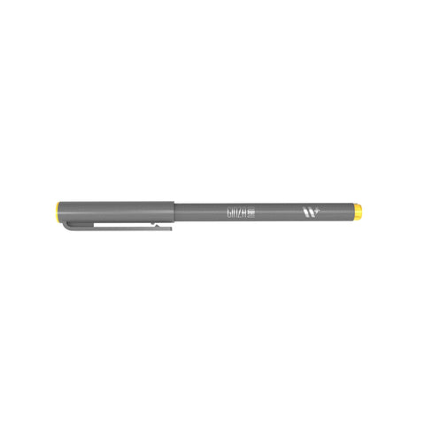 Marcador Ginza Nano Brush Pen Amarelo Girassol Newpen