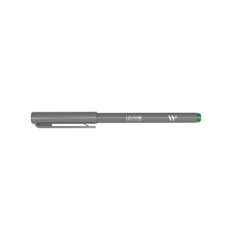 Marcador Ginza Nano Brush Pen Verde Amazona Newpen