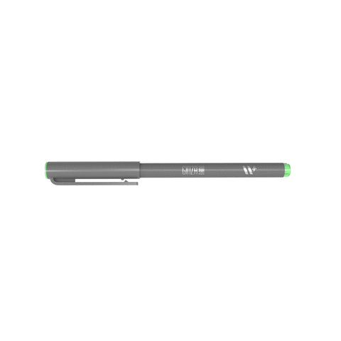 Marcador Ginza Nano Brush Pen Verde Oliva Newpen