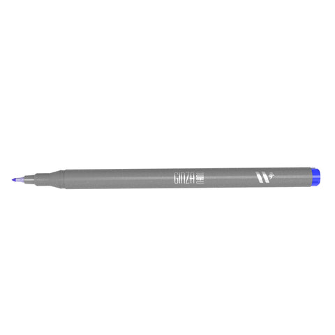 Marcador Ginza Nano Brush Pen Azul Safira Newpen