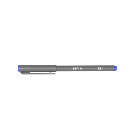 Marcador Ginza Nano Brush Pen Azul Safira Newpen