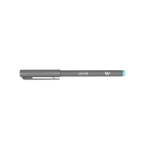 Marcador Ginza Nano Brush Pen Azul Ceu