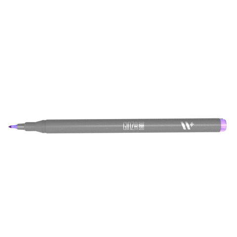 Marcador Ginza Nano Brush Pen Roxo Lavanda