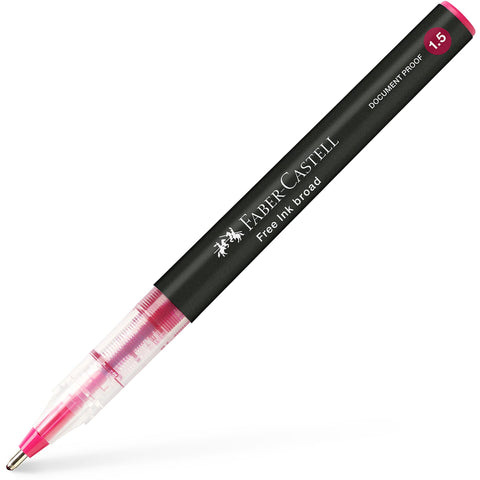 Caneta Roller Free Ink 1.5 Bordeaux Faber-Castell