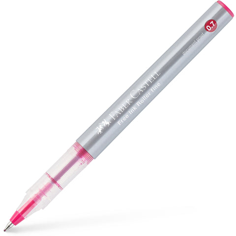 Caneta Roller Free Ink 0.7 Bordeaux Faber-Castell