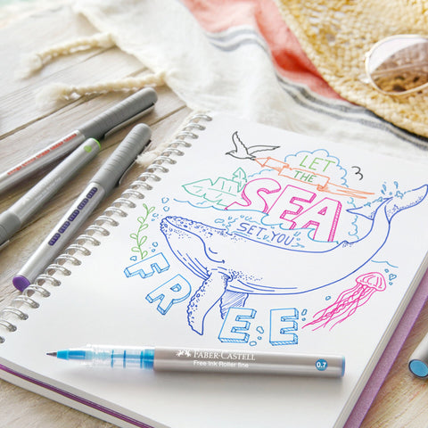 Roller Free Ink 0.7 Rosa