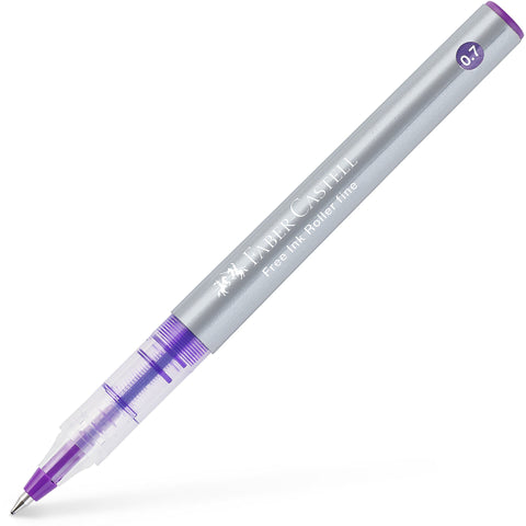 Caneta Roller Free Ink 0.7 Violeta Faber-Castell