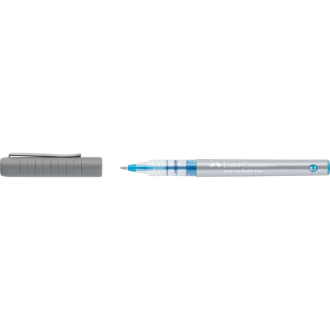 Caneta Roller Free Ink 0.7 Azul Claro Faber-Castell