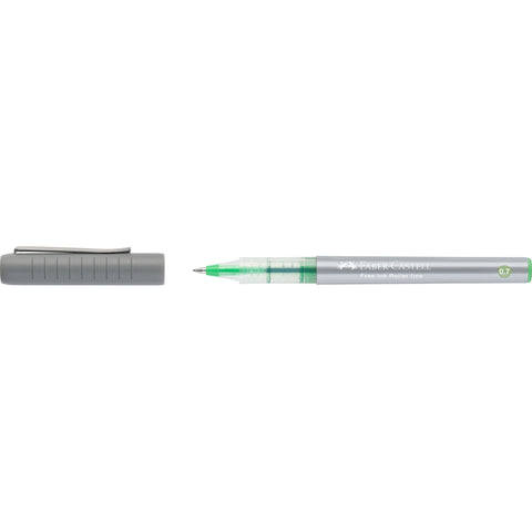 Caneta Roller Free Ink 0.7 Verde Claro Faber-Castell