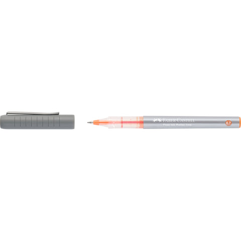 Caneta Roller Free Ink 0.7 Laranja Faber-Castell