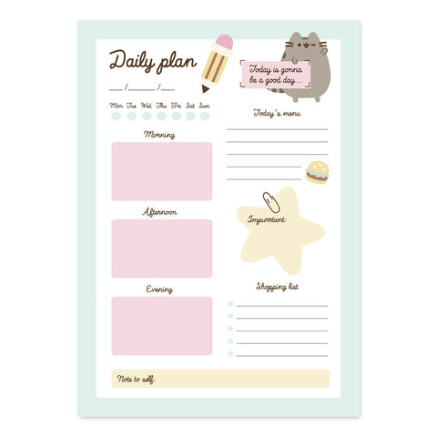 Bloco Notas Aderentes - Gato Pusheen