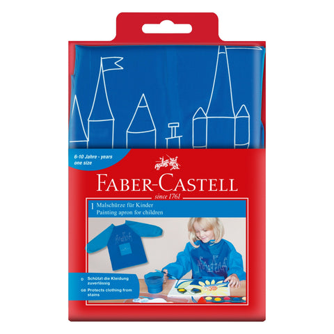 Bata de Pintura Criança Azul (6-10 Anos) Faber-Castell