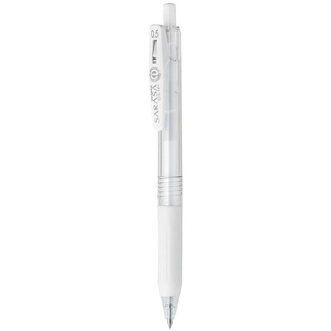 Esferógrafica Clip Tinta Gel 0.5 Sarasa Milk Branco