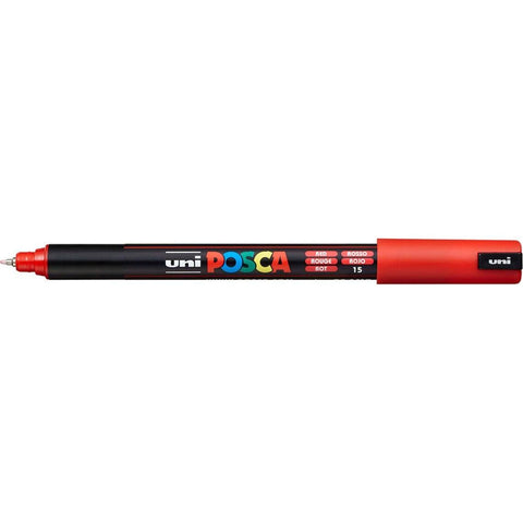 Marcador Posca Pc-1Mr Vermelho Metálico Uni