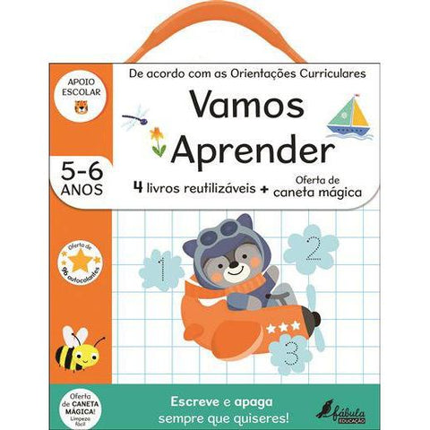 Vamos Aprender 5-6 Anos  de Moira Butterfield   Escreve e Apaga Sempre que Quiseres