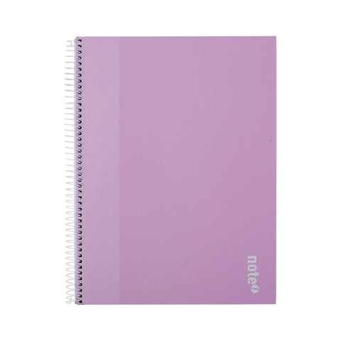 Caderno Espiral A4 Capa Dura Pautado 100 folhas Pastel