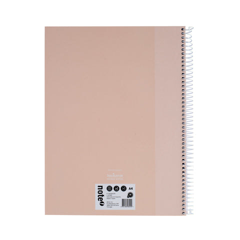 Caderno Espiral A4 Capa Dura Pautado 100 folhas Pastel