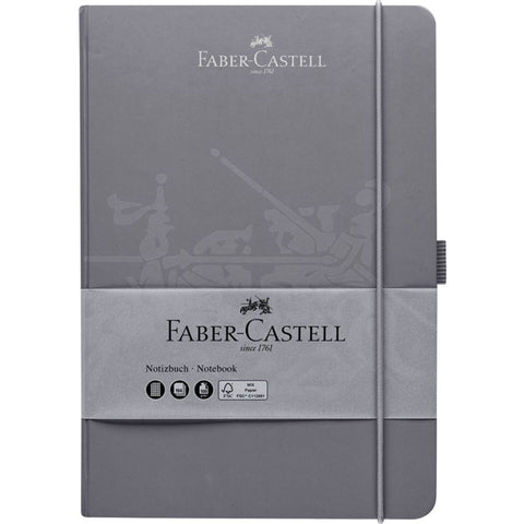 Caderno Gift A5 Com Elástico Roller Ink Cinza