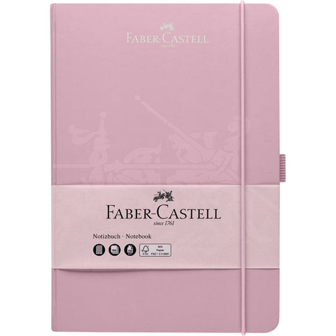 Caderno Gift A5 Com Elástico Roller Ink Rosa Faber Castell