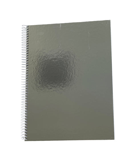 Caderno Espiral A4 P 100F 70G Prata Foiled Note!