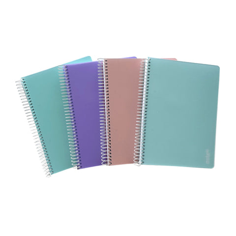 Caderno Espiral A5 Capa PVC Pautado (várias opções) Note!