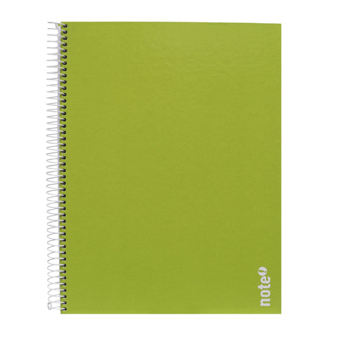 Caderno Espiral A4 Capa Dura Pautado 100 Folhas Verde Tecnocolor