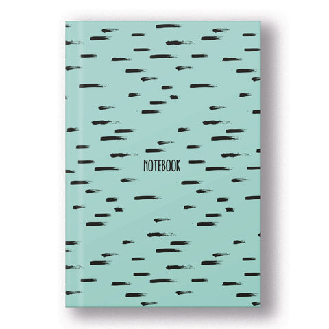 Caderno Agrafado A5 Capa Dura Liso Verde Padrão Note!