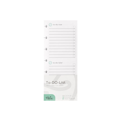 Bloco Smart To Do List Talia
