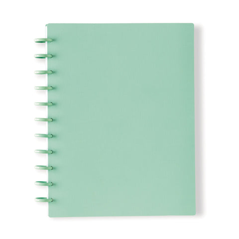 Caderno Smart Espiral com Elástico A4 Pautado Verde Talia