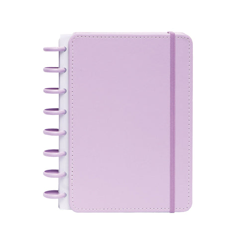 Caderno Smart Espiral com Elástico A5 Pautado Lilás Talia