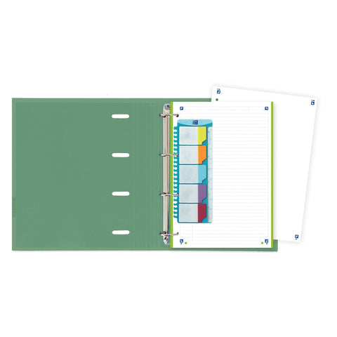 Pasta A4 Lombada Estreita com Elástico e Recarga Oxford (artigo sortido)