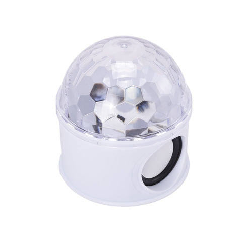 Coluna Sem Fios Bola Led Disco USB