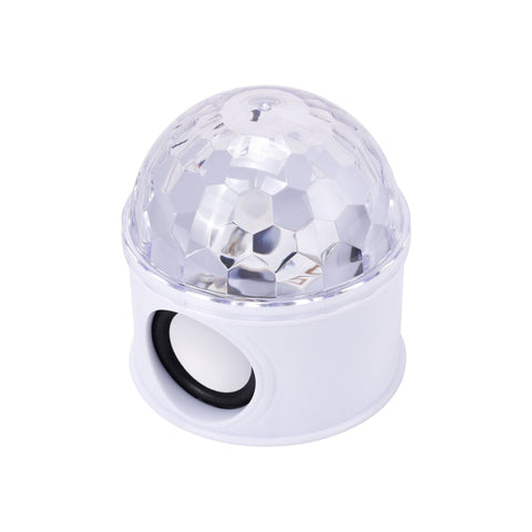 Coluna Sem Fios Bola Led Disco USB