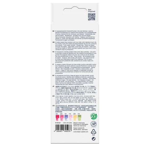Marcador Duplo Goldfaber Aqua Flores 6 unidades