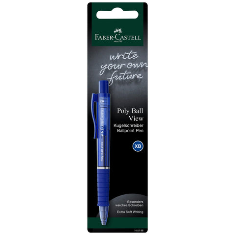 Esferográfica Poly Ball View (várias opções) Faber-Castell