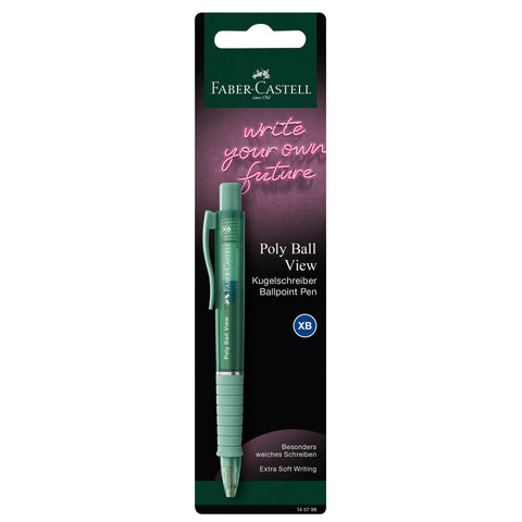Esferográfica Poly Ball View (várias opções) Faber-Castell