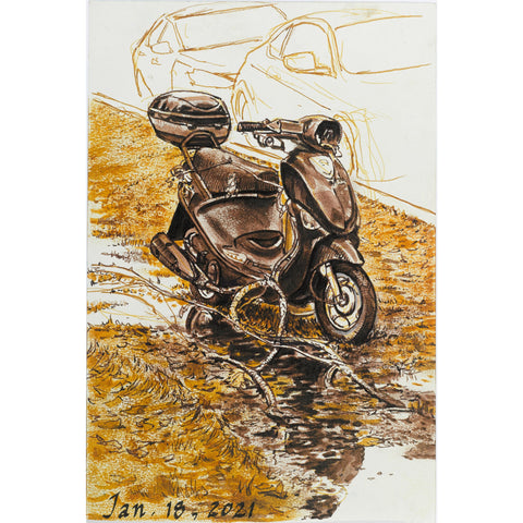 Marcador Tinta China Pit Pen Sépia 4 Unidades Faber