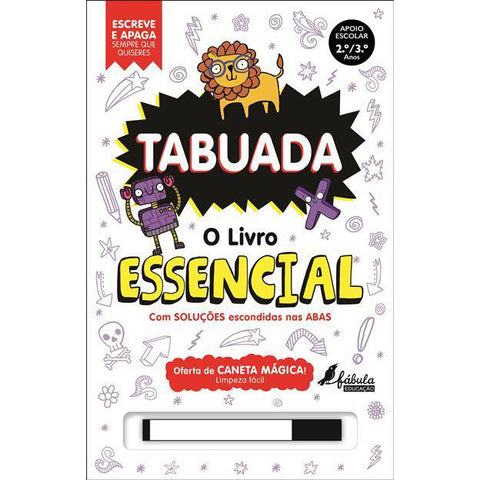 Tabuada de Vários Autores - O Livro Essencial - Escreve e Apaga