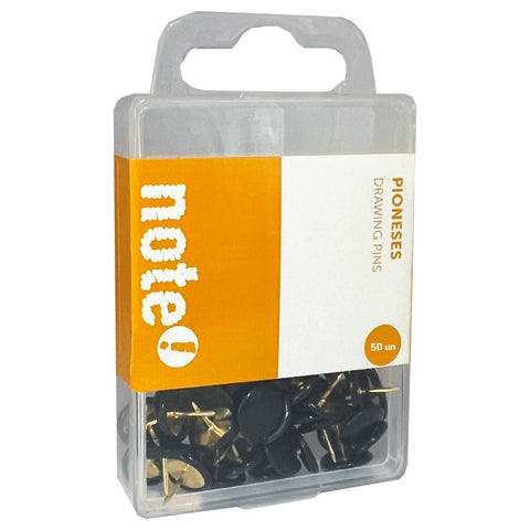 Pioneses Preto 50 unidades Note!